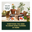 Edible Flowers Indoor Garden Seed Starter Kit | Non-GMO Heirloom Seeds for Planting