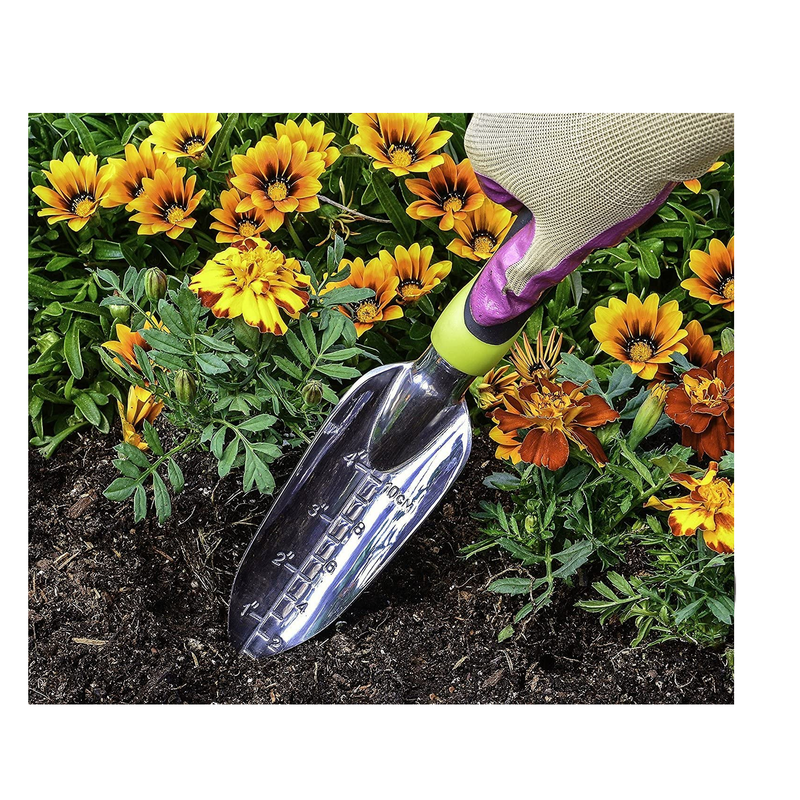 Edward Tools Transplanter Trowel | Engraved Depth Guide