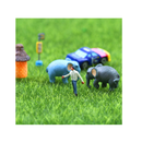 Elcoho Artificial Grass for Garden | Miniature House Decoration