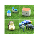 Elcoho Artificial Grass for Garden | Miniature House Decoration