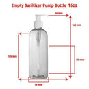 Empty 16 Oz Pump Bottle