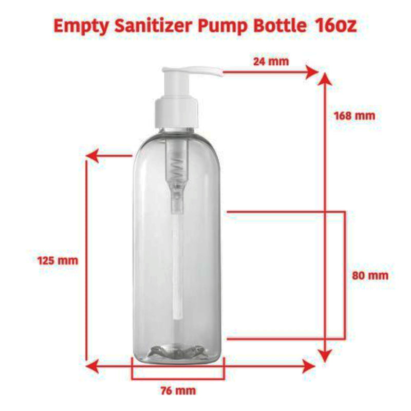 Empty 16 Oz Pump Bottle