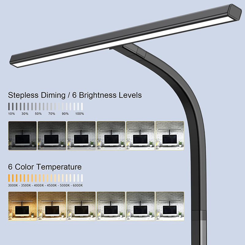 EppieBasic LED Desk Lamp Architect Clamp Desk Lamps for Home Office