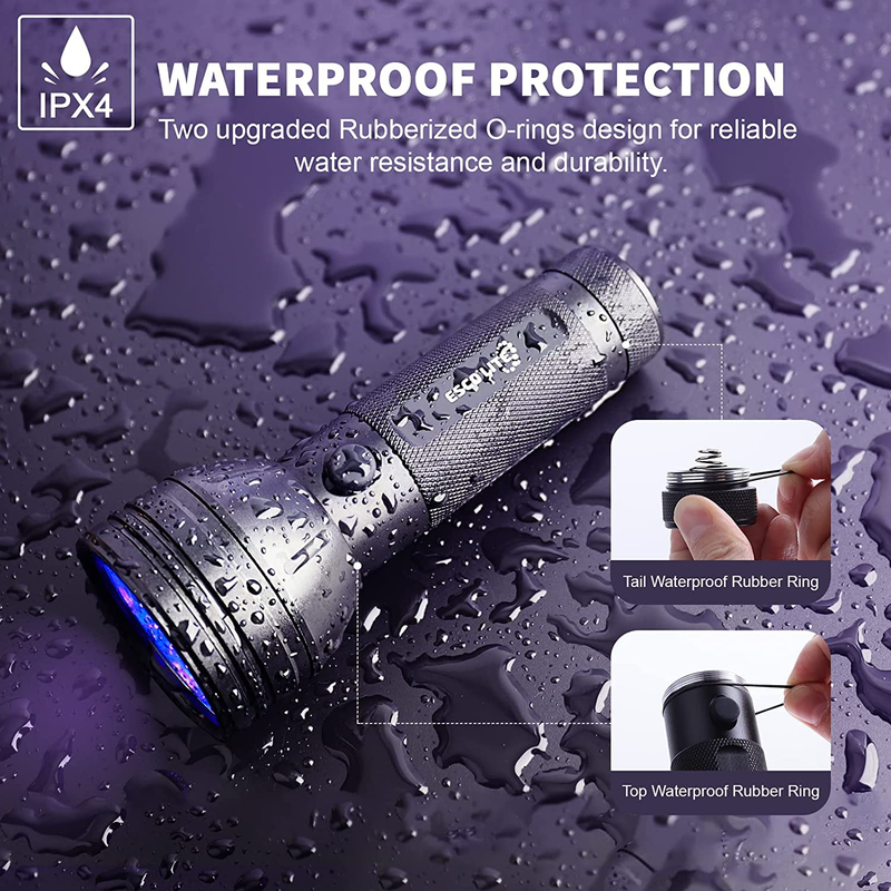 Escolite UV Flashlight Black Light