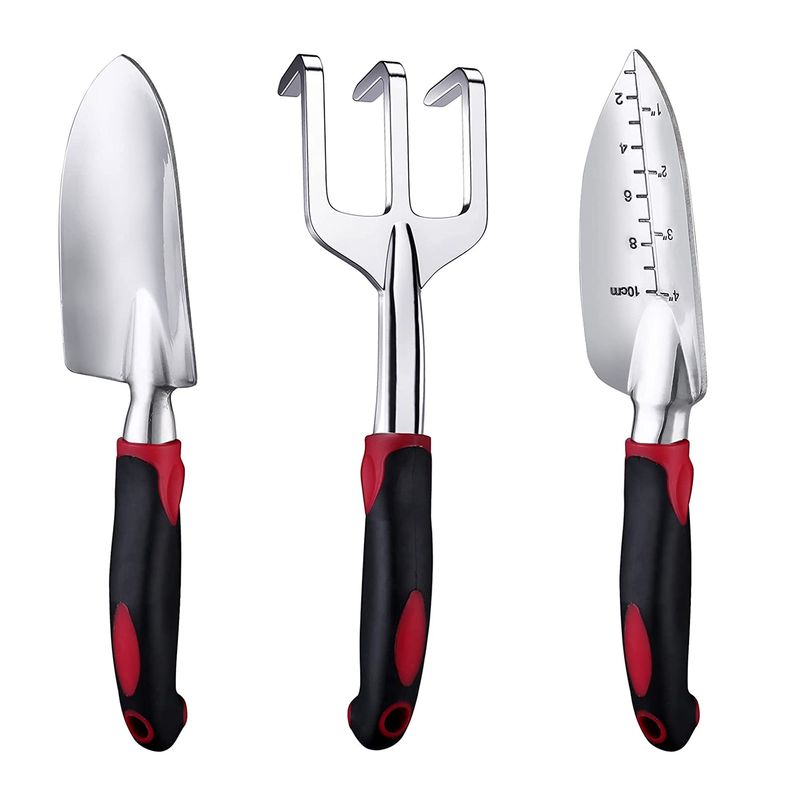 FANHAO Garden Tool Set Aluminum with Non-Slip Grip | 3 Pieces