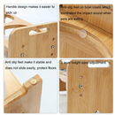 FOREYY  Adjustable Elevated Pet Feeder for Cats and Dogs with 4 Bowls