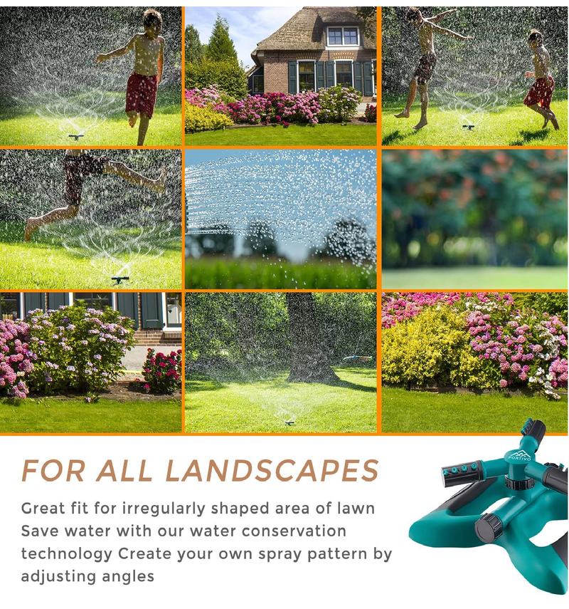 FORTIVE | Garden Sprinkler For Lawn Upgraded In 2022