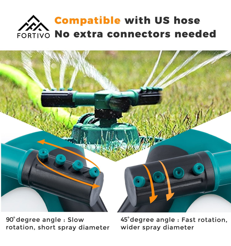 FORTIVE | Lawn Garden Sprinkler | Updated In 2022