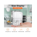 FUHUIM Mini Electric Chopper Suitable for Vegetable Cutter | Meat |Garlic | Fruits