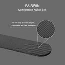 Fairwin Tactical Rigger Belt, |  Nylon Webbing Waist Belt | Black