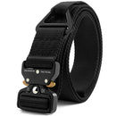 Fairwin Tactical Rigger Belt, |  Nylon Webbing Waist Belt | Black