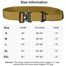 Fairwin Tactical Rigger Belt, |  Nylon Webbing Waist Belt | Brown