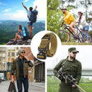 Fairwin Tactical Rigger Belt, |  Nylon Webbing Waist Belt | Brown