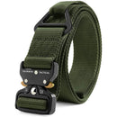 Fairwin Tactical Rigger Belt, |  Nylon Webbing Waist Belt | Green