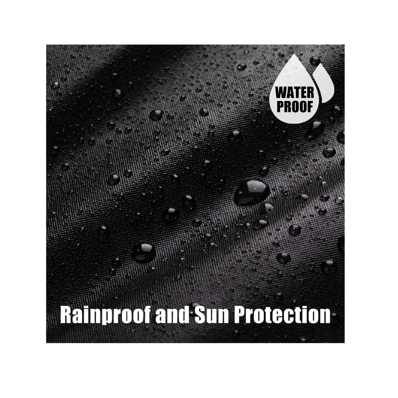 Favoto Hatchback Car Cover | Zipper Design Sun Rain Wind Dust Protection Black