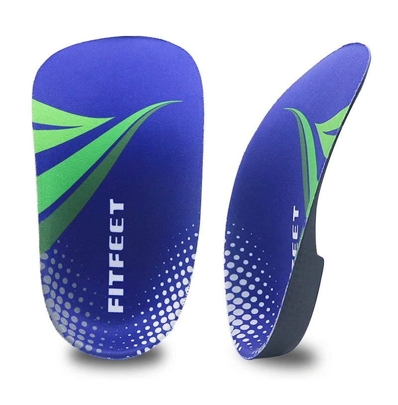FitFeet | Orthotic Inserts 3/4 Length, High Arch Support Foot Insoles for Over-Pronation