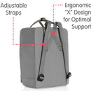 Fjallraven | Kanken Classic Backpack for Everyday | Fog/Striped