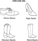 FootFitter Genuine Horsehair Shoe Shine Brush