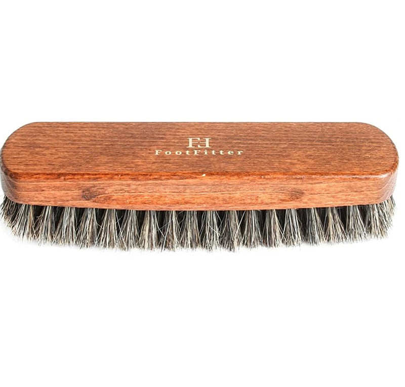 FootFitter Genuine Horsehair Shoe Shine Brush