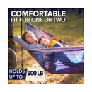Foxelli Camping Hammock | Parachute Nylon Portable Hammock