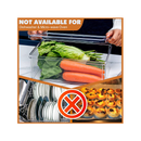 Fridge Organizer with Lid Set of 3 Stackable Plastic Organizer Bins and Removable Drain Tray