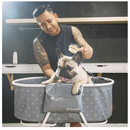 Furesh Elevated Collapsible Dog Tub and Wash Station for Bathing