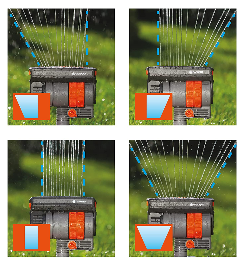 GARDENA 84-BZMX ZoomMaxx | 2,400 Sq. Ft. Fully Adjustable Sprinkler