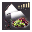 GHodec Grow Light | Sunlight White 50W 84 LED Dual Head Clip Plant Lights for Indoor Plants | 4/8/12H Timer & 5 Dimmable Levels