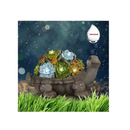 GIGALUMI Large Tortoise Garden Figurines for Outdoor Decoration|LED for Patio