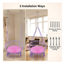 GREENSTELL Hammock Chair Macrame Swing   | Max 330 Lbs