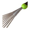 Garden Guru Stainless Steel Hand Rake Soil Tiller with Ergonomic Handle