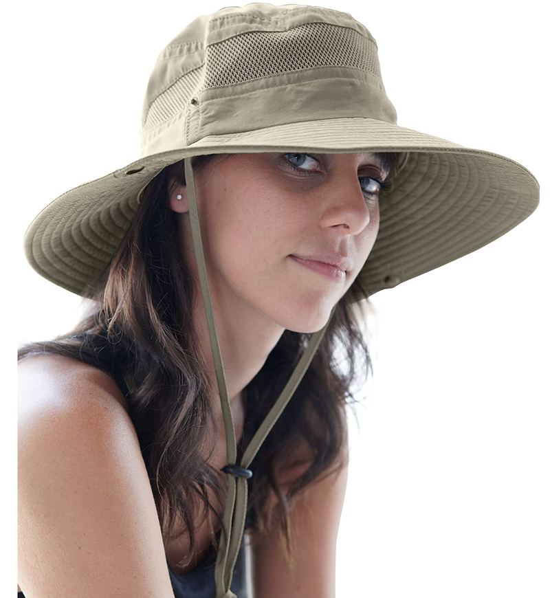 HAPPON Fishing Boonie Sun Hat: Wide Brim Foldable & Adjustable Bucket Sunhat