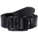 Genuine Leather Casual Dress Belt for Mens | with Classic Single Prong Buckle | Black Buckle