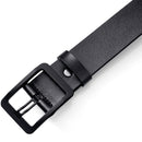 Genuine Leather Casual Dress Belt for Mens | with Classic Single Prong Buckle | Black Buckle