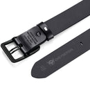 Genuine Leather Casual Dress Belt for Mens | with Classic Single Prong Buckle | Black Buckle