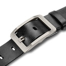 Genuine Leather Casual Dress Belt for Mens | with Classic Single Prong Buckle | Brown