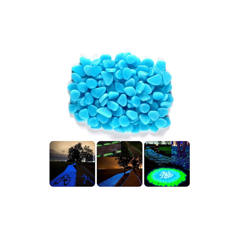 Glow in the Dark Rocks Outdoor Decorative Pebbles