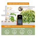 GrowLED 10-Pod Indoor Garden Germination Kit Hydroponic Growing System