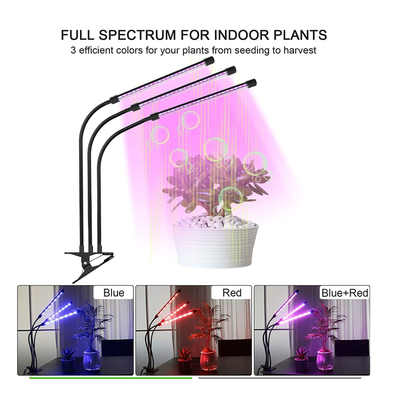 Grow Lights Plant Light for Indoor Plants Lamps Auto ON/Off Timer