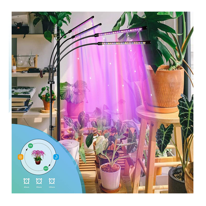 Grow Lights for Indoor Plants | LED Full Spectrum Plant Light with Stand