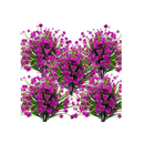 Grunyia UV Resistant Outdoor Artificial Flowers| Indoor and Outdoor Fake Plants | Pot to Hang in the Home | Garden Decoration | 10 Packs