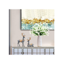 Grunyia UV Resistant Outdoor Artificial Flowers| Indoor and Outdoor Fake Plants | Pot to Hang in the Home | Garden Decoration | 10 Packs