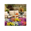 Grunyia UV Resistant Outdoor Artificial Flowers| Indoor and Outdoor Fake Plants | Pot to Hang in the Home | Garden Decoration | 10 Packs