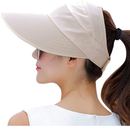HINDAWI Sun Hats For Women Wide Brim UV Protection Summer Beach Foldable Visor