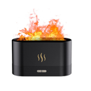 HITUGU Flame Air Diffuser | Ultra-Silent Cool Mist Humidifier with Waterless Auto-Off Protection Aroma Diffuser 