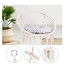 Ohuhu Hammock Hanging Chair Swing Chair with Soft Cushion | Durable Hardware Kit