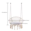 Ohuhu Hammock Hanging Chair Swing Chair with Soft Cushion | Durable Hardware Kit