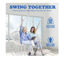 Macrame Hammock Swing Bohemian Style | Hand Woven Cotton Macramé Hammock