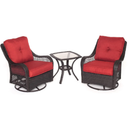 Hanover ORLEANS Swivel Rocking Chair | 3 Pieces