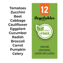 Heirloom Vegetable Seeds | 100% Non-GMO - 1000 Garden Seeds Survival Pack